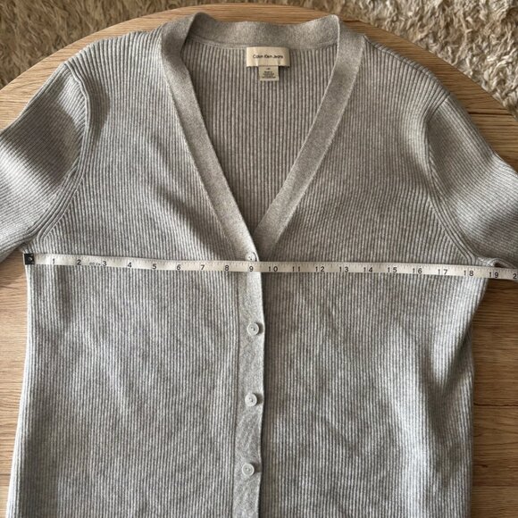 Calvin Klein | Cotton Rib Duster - Picture 8 of 9